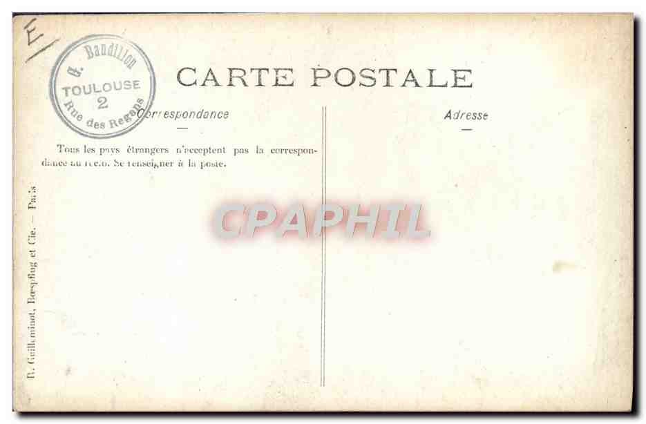 Versammlung von Delegierten — Senat — Verlag: G. Baudillon, Toulouse — Rückseite