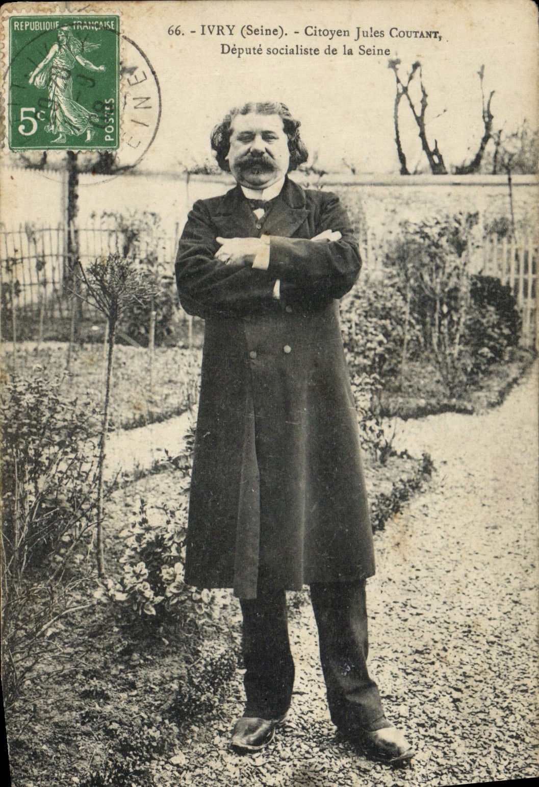 Ivry (Seine) — Bürger Jules Coutant, Sozialistischer Abgeordneter der Seine — Verlag nicht sichtbar