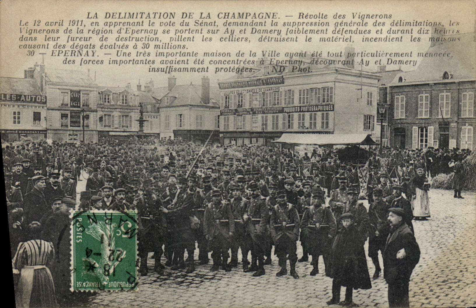 Die Grenze der Champagne — Aufstand der Winzer — ND Fotografie