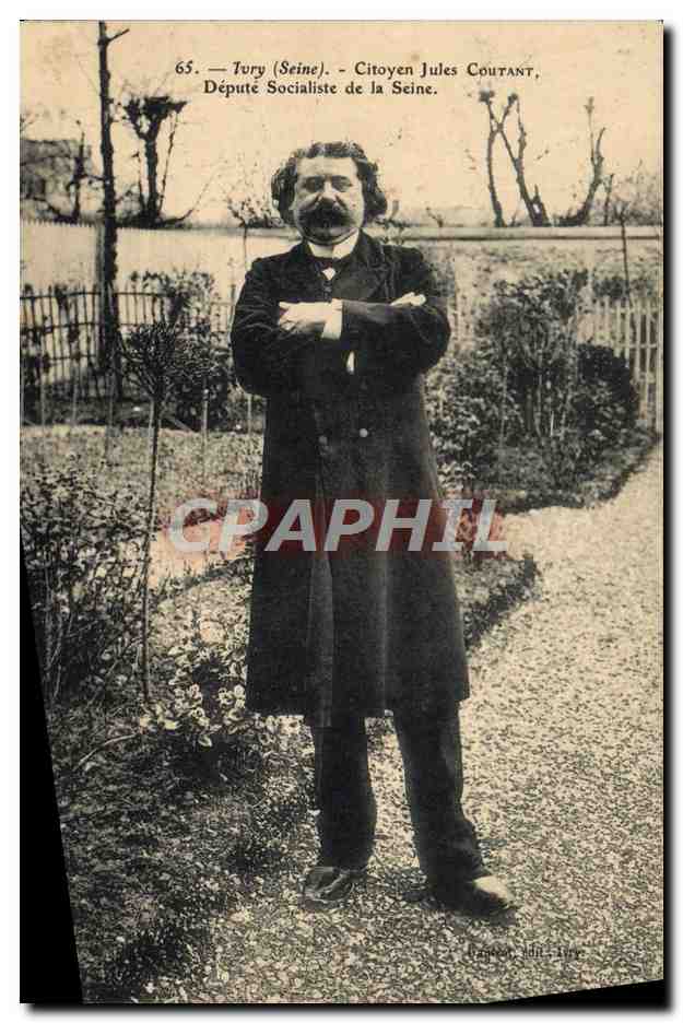 Tury (Seine) — Bürger Jules Coutant, Sozialistischer Abgeordneter der Seine — Papier, Verlag Tury