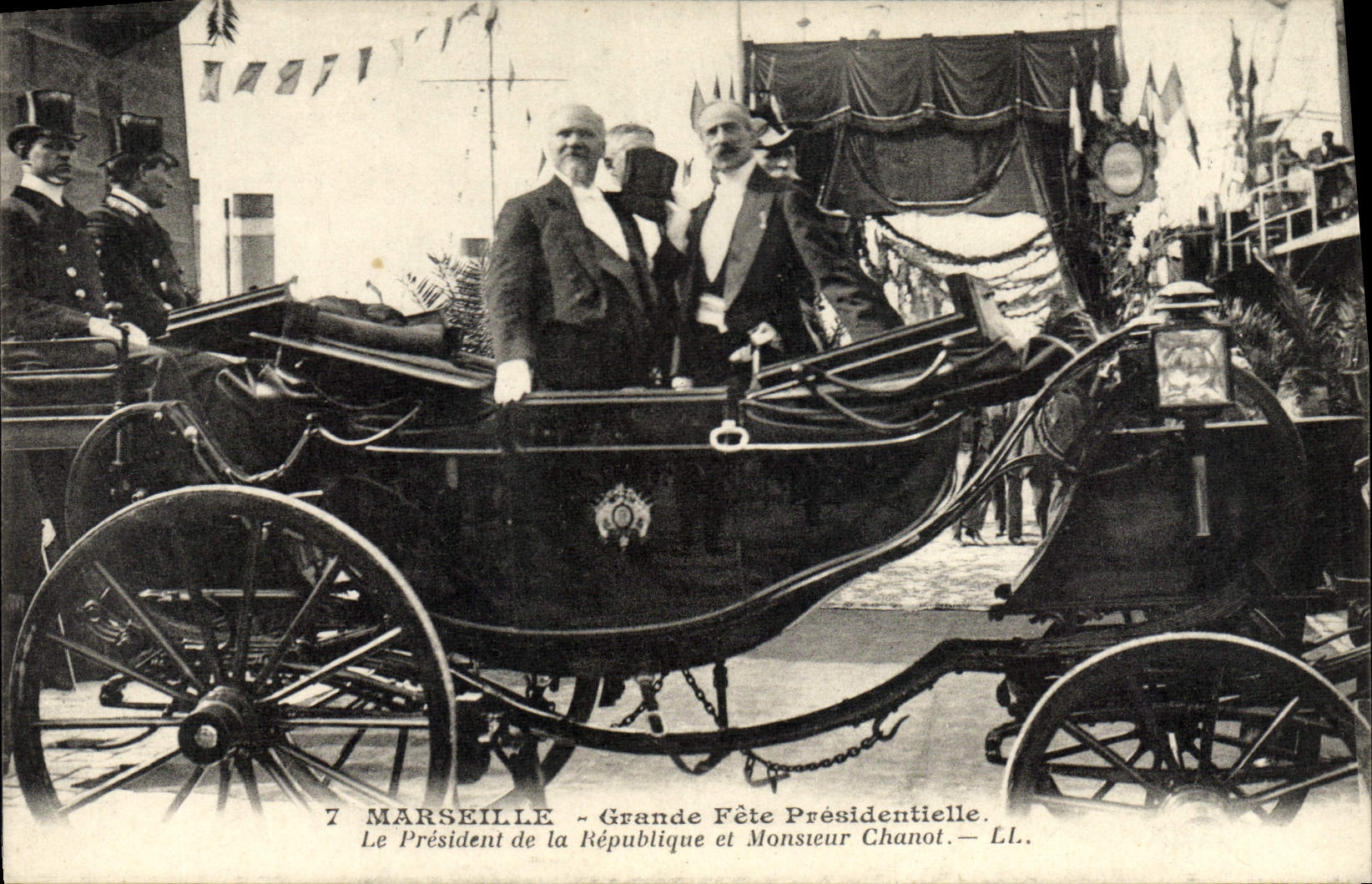 Marneille - Große Präsidentenfeier — Der Präsident der Republik und Herr Chanot — LL.