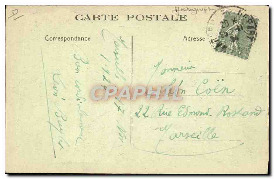 Léon Baylet — Mitglied des Zentralausschusses der Liga für Menschenrechte — Cliché Gilbert René — Rückseite