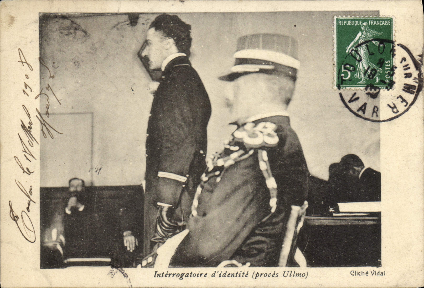 Identitätsverhör (Prozess Ullmo) — Foto Vidal