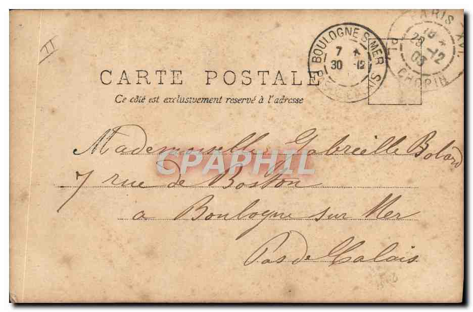 CPA Enfant Arc Fleche  — Rückseite