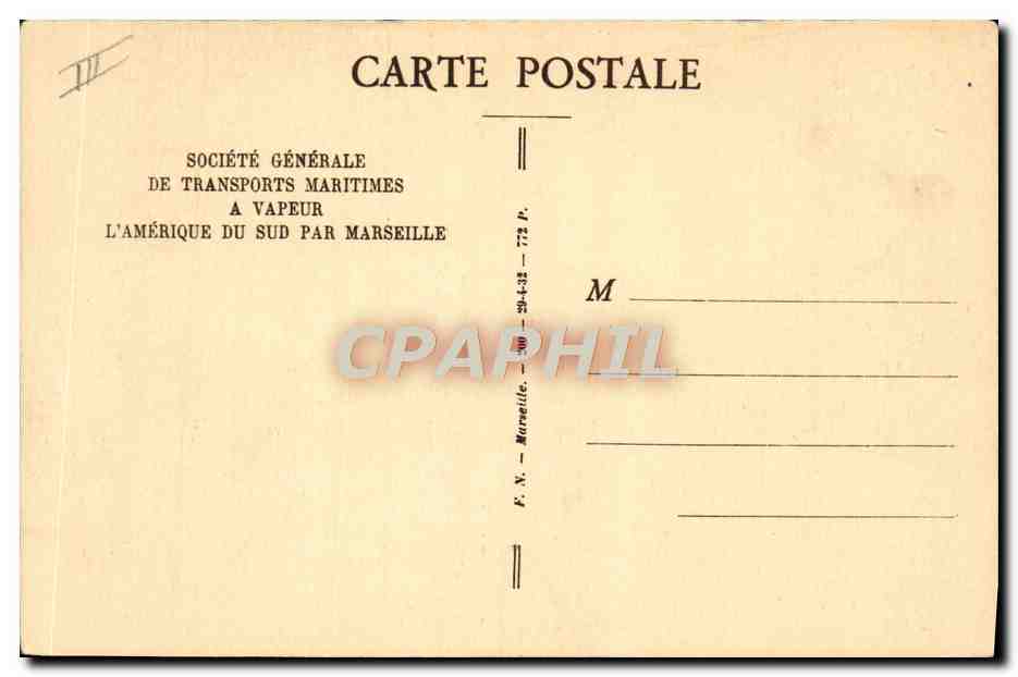 Paquebot "CAMPANA" — S.G.T.M. — Société Générale de Transports Maritimes — Reverso