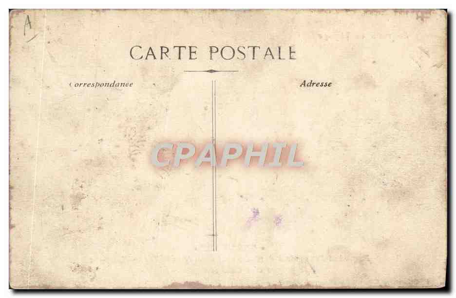 CPA Bateau Carthage Paquebot francais a double helice de la Cie Gle Transatlantique Golfe du Lion — Verso