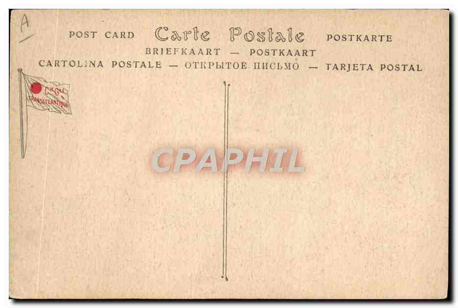 Paquebot « Carthage » — Compagnie Générale Transatlantique — ND Phot. — Verso
