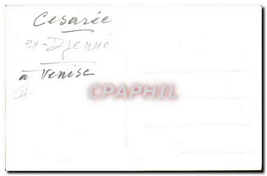 CPM Bateau Cesaree ex Djenne a Venis  — Verso