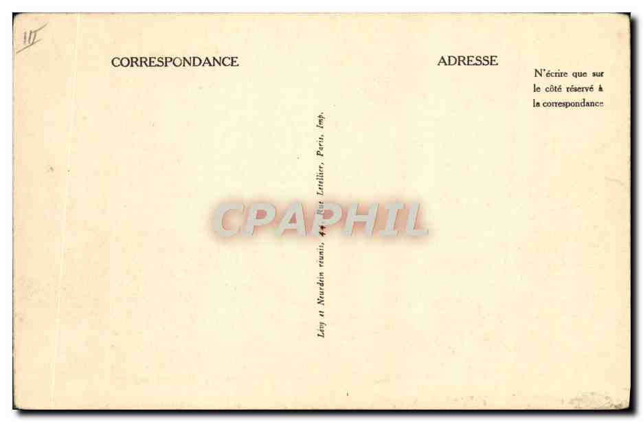 Paquebot "CUBA" — French Line — Cie Générale Transatlantique — Vapores Correos Franceses — Achterkant