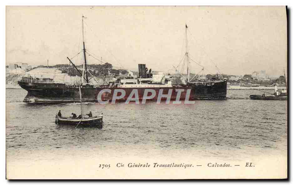 Cie Générale Transatlantique — Calvados — EL. — n° 1705