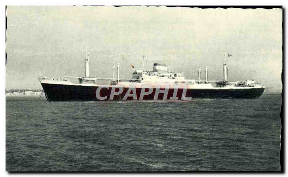 Paquebot "Clément Ader" — Compagnie Maritime des Chargeurs Réunis — cliché Philippe Boudry