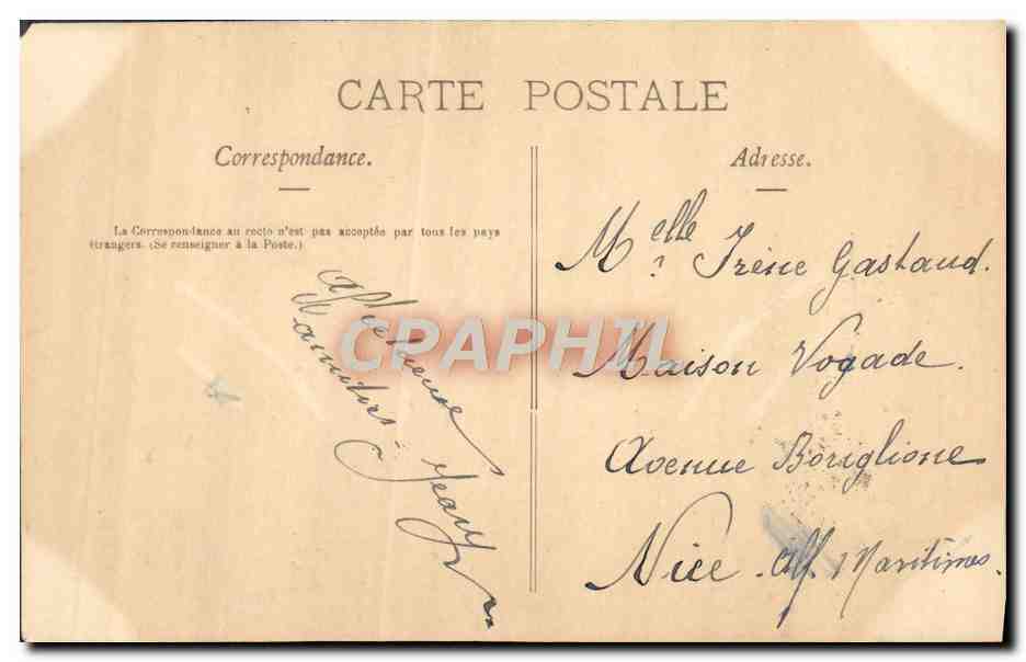 Chez le Grand Couturier — Voyons la longueur de votre belle jambe — éditeur non visible, n° de série 3 — Verso