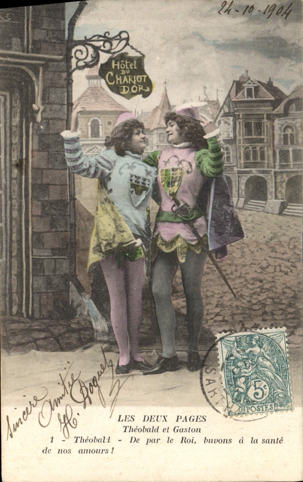 Le Due Pagine — Théobald e Gaston — Hotel du Chariot Dor — edizione non identificata