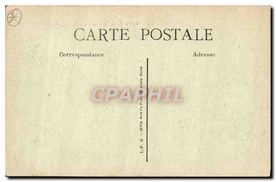 CPA Felin Paris Jardin des plantes Lion d'Afrique  — Rückseite