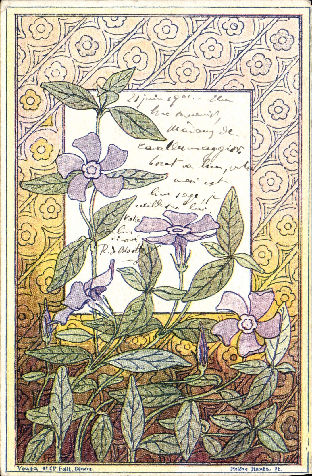 CPA Fantaisie Illustrateur Helene Hants 