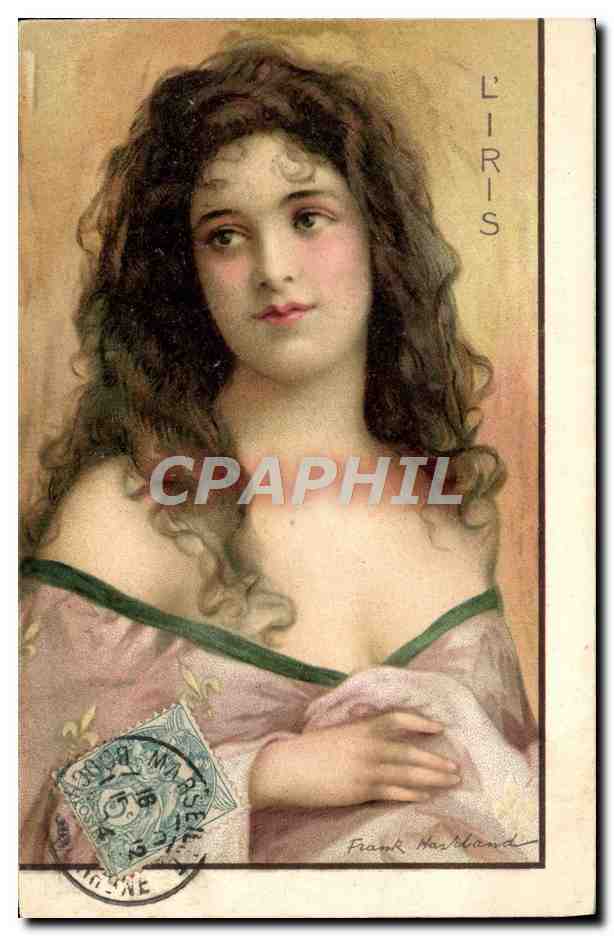 CPA Fantaisie Illustrateur Femme Frank Hartland