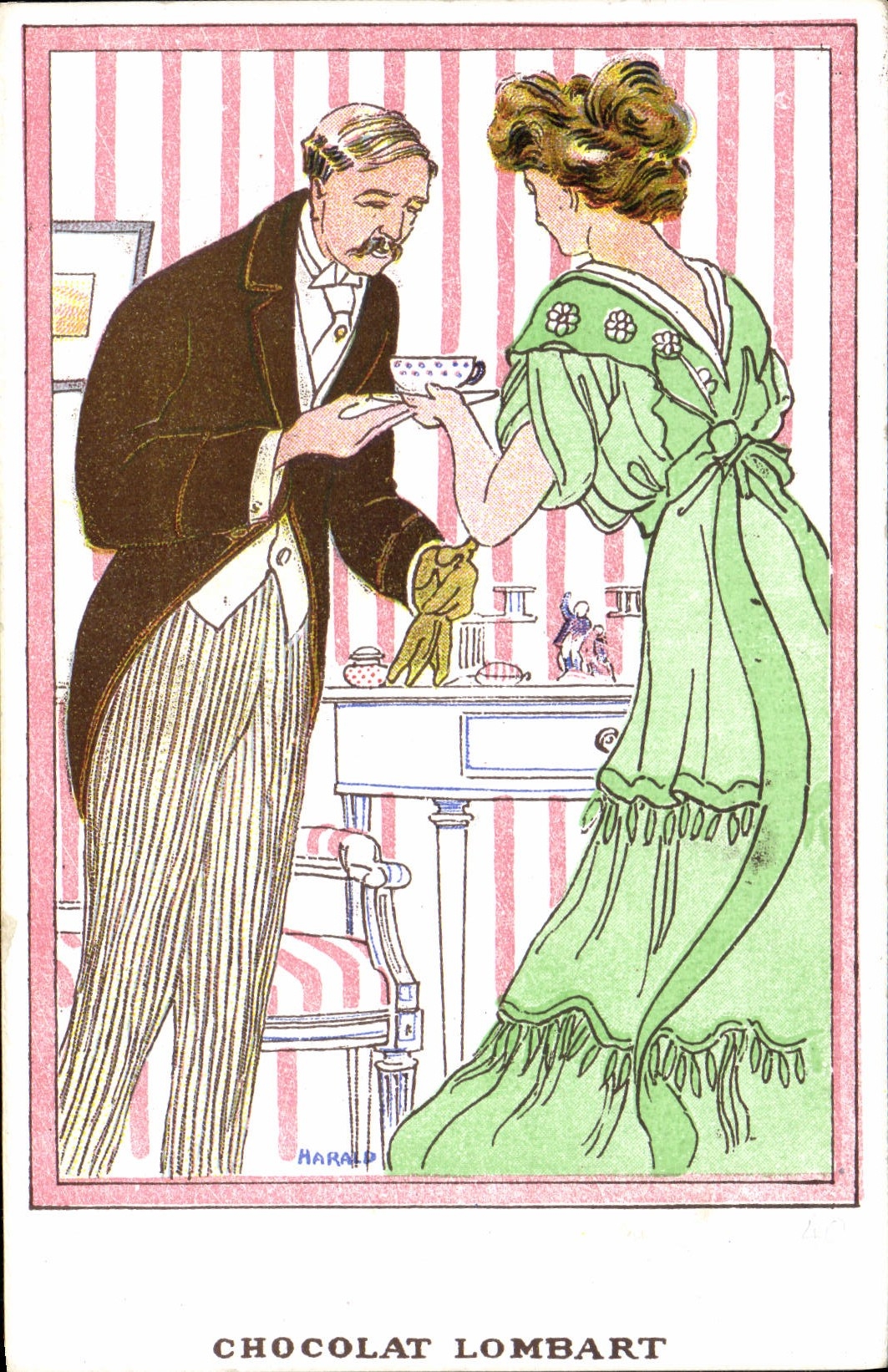 Serving tea — Chocolat Lombart — Harald P.