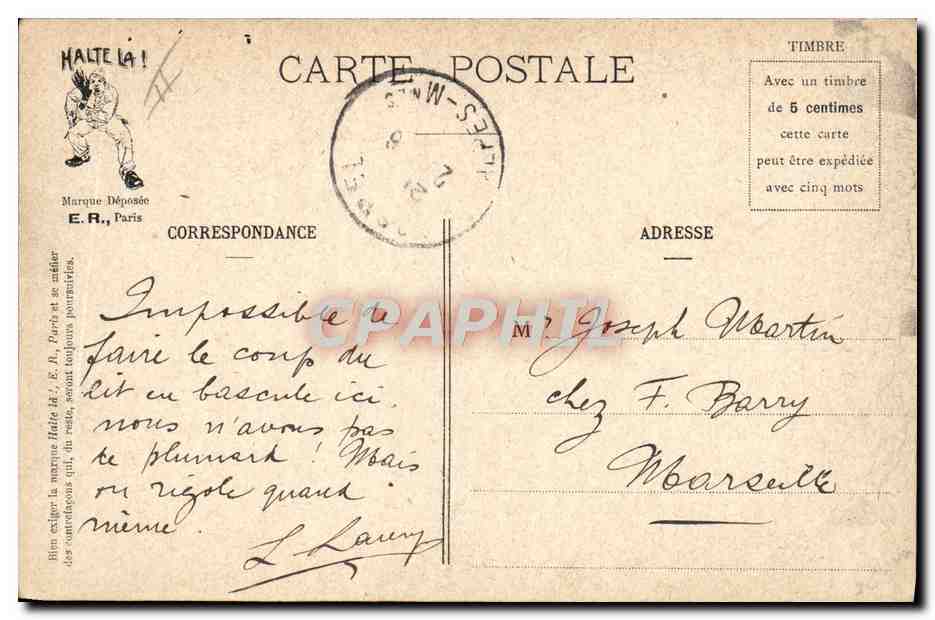 Scènes militaires — En bascule — E.R., Paris — Reverso