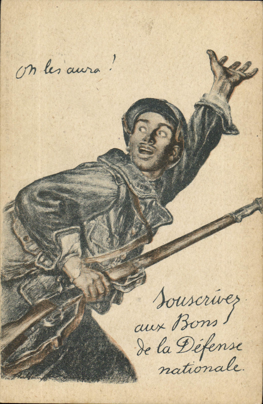 CPA Militaria Bons Souscription Nationale