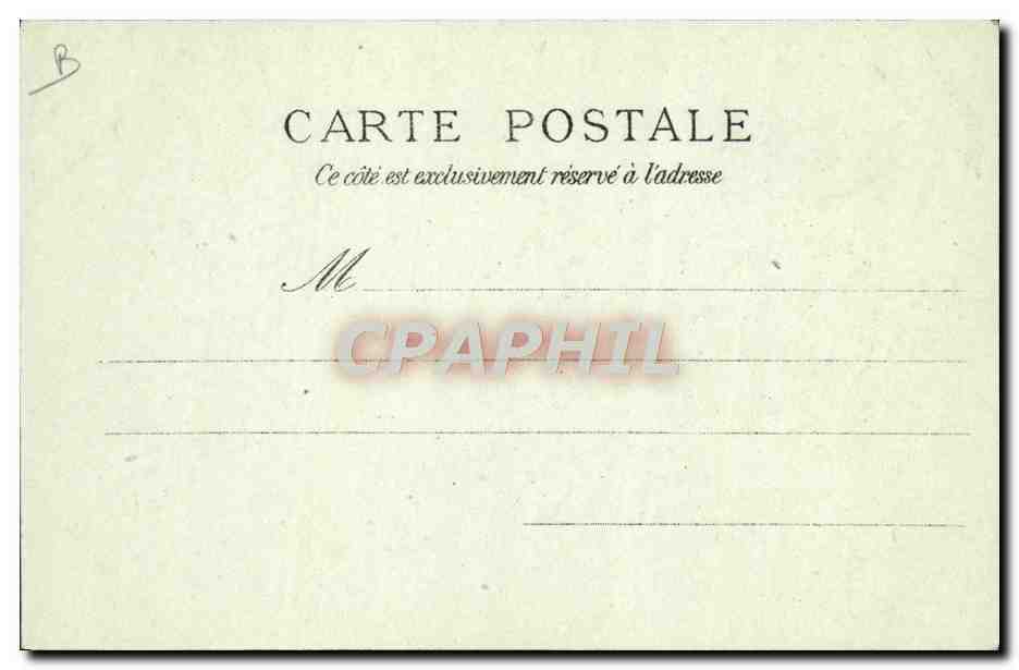 CPA Folklore Hautes Pyrenees Costumes du pays Ane Mule  — Rückseite