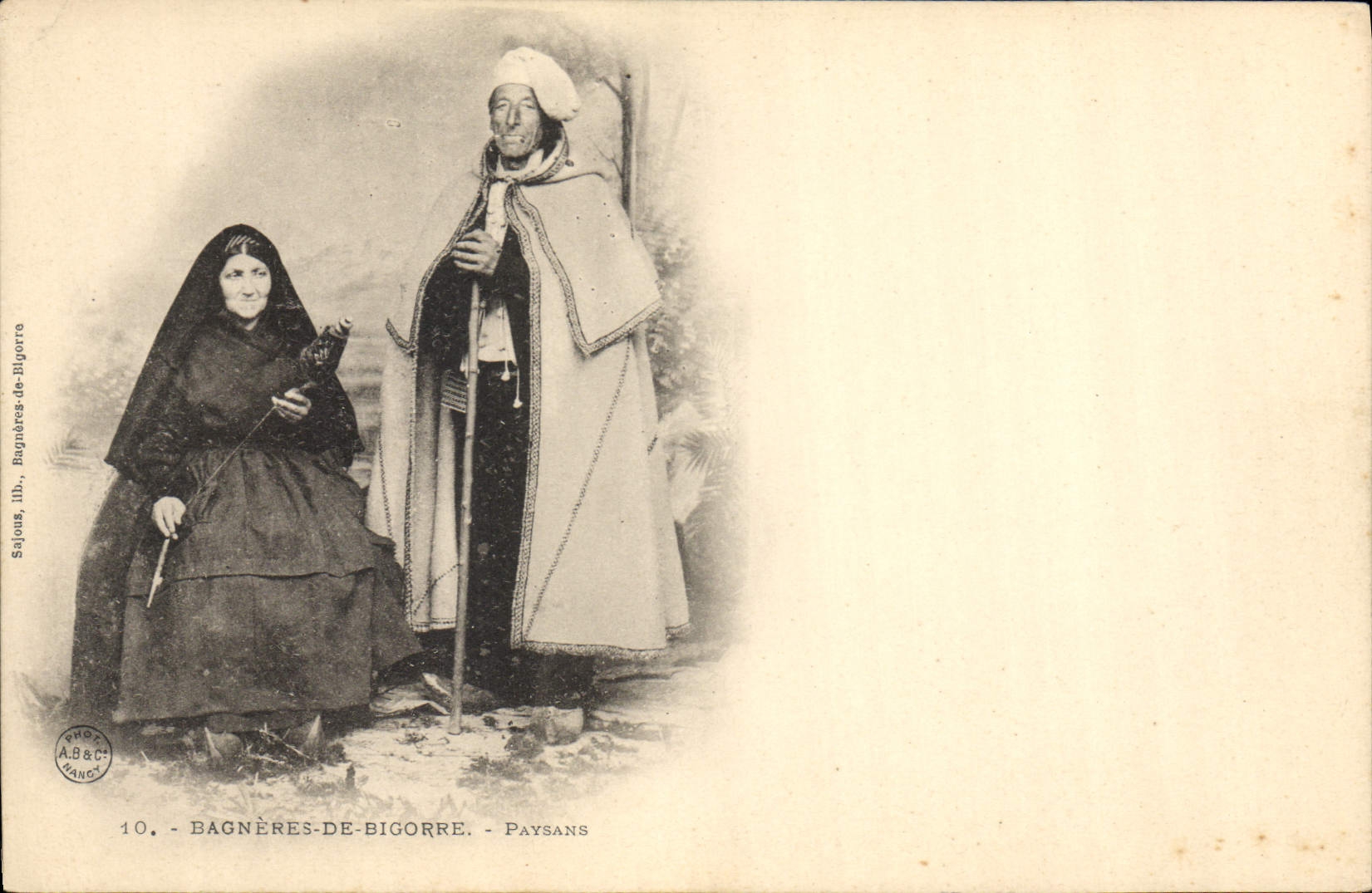 CPA Folklore Bagneres de Bigorre Paysans