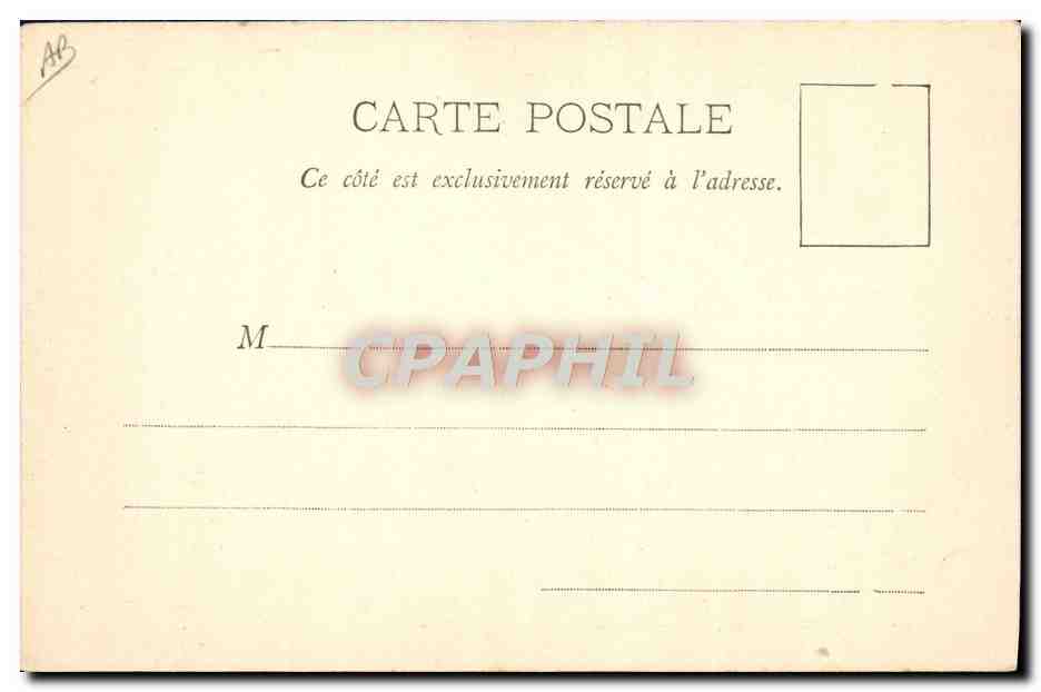 CPA Folklore Bagneres de Bigorre Paysans — Verso