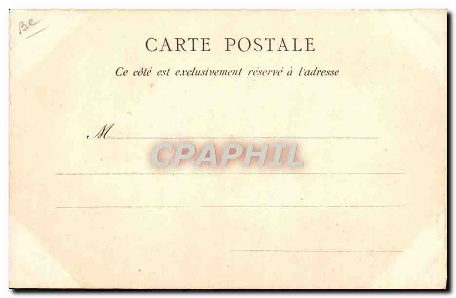 CPA Folklore Pyrenees Cour de ferme Boeufs  — Rückseite