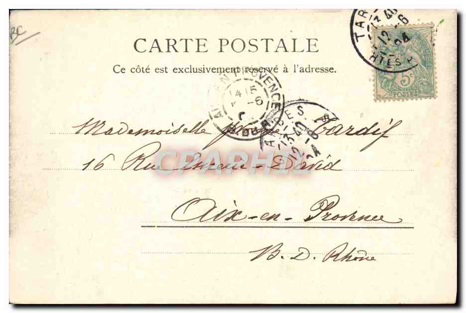 CPA Folklore Paysannes des Pyrenees  — Verso