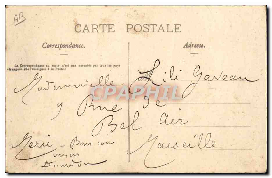 CPA Folklore Pyrenees Jeunes Ossalois en costume de fete  — Verso