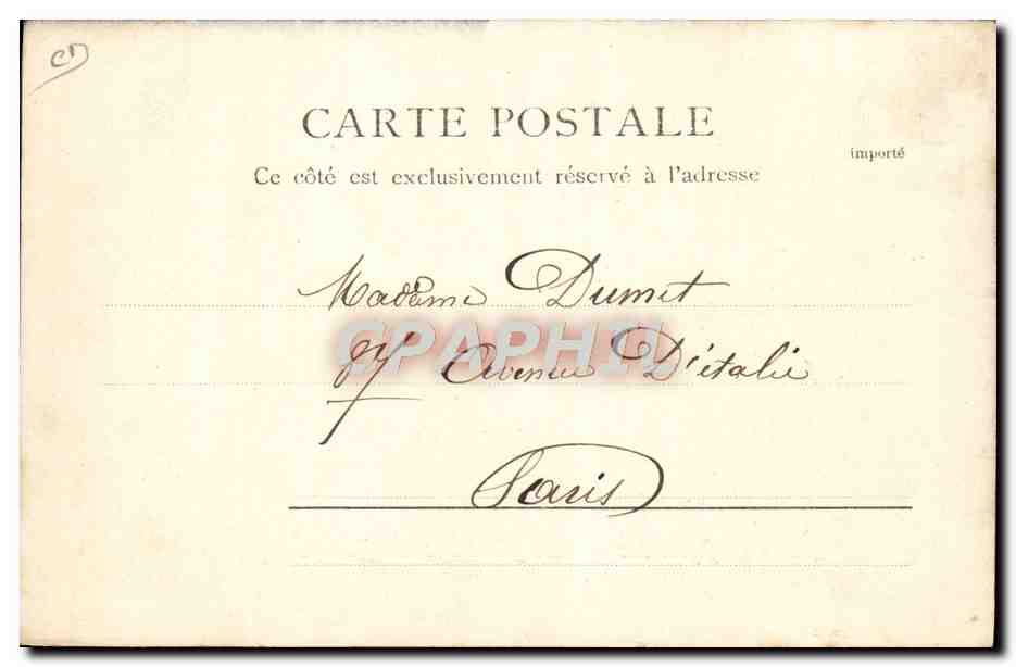 CPA Folklore Pyrenees Un Attelage de boeufs  — Rückseite