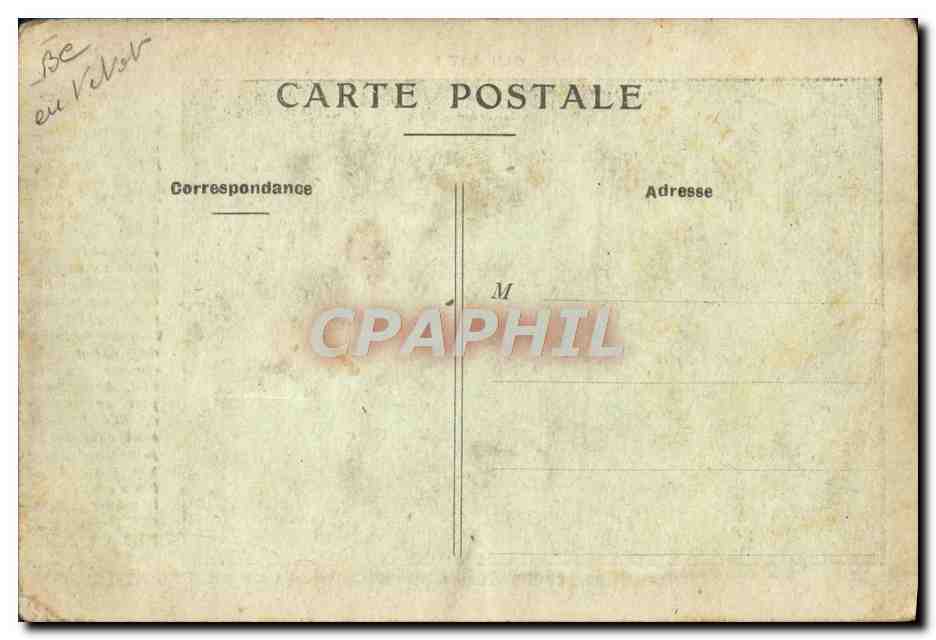 Poincaré unter den Toten — Verdun, 4. Juni 1922 — satirischer Text — Rückseite