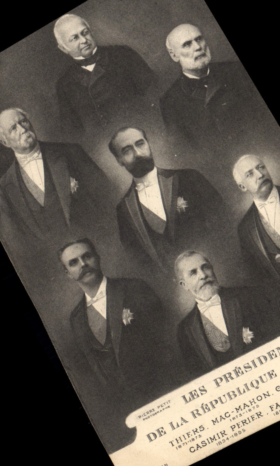 CPA Thiers Mac-Mahon Grevy Carnot Casimir Presidents de la Republique 