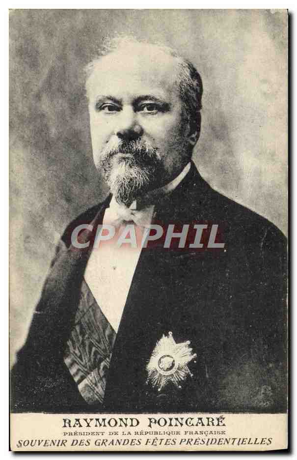 Raymond Poincaré — Präsident der Französischen Republik — Erinnerung an große Präsidentenfeiern
