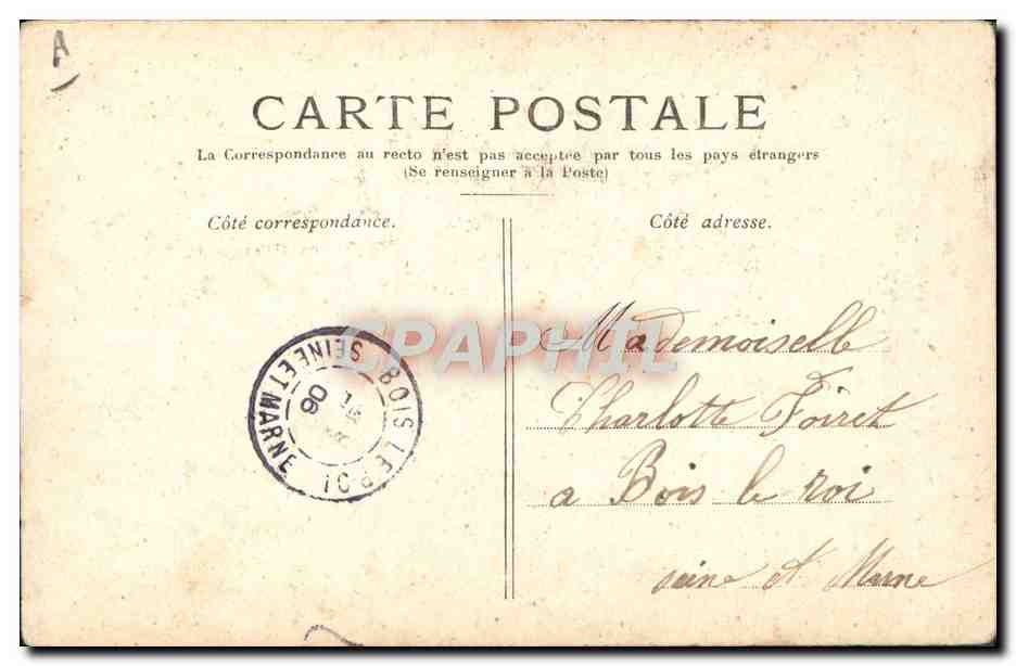 Fallières — Präsident der Republik — Gewählt am 17. Januar 1906 — Rückseite