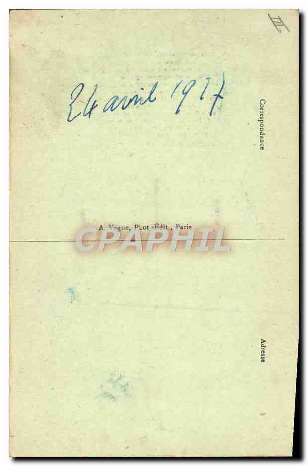 Herr Gaston Doumergue — Präsident der Republik — A. Vagne, Phot-Edit, Paris — Rückseite