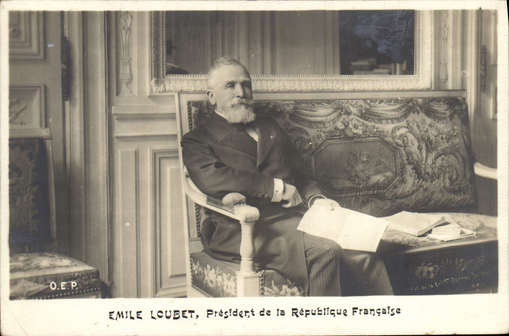 Émile Loubet, Präsident der Französischen Republik — O.E.P. — Verlag der Sammlung Dorante Speroni