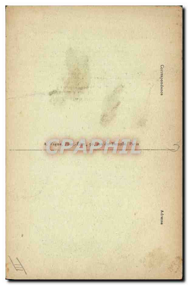 Herr Gaston Doumergue — Präsident der Republik — J.H. (Verlag) — Rückseite