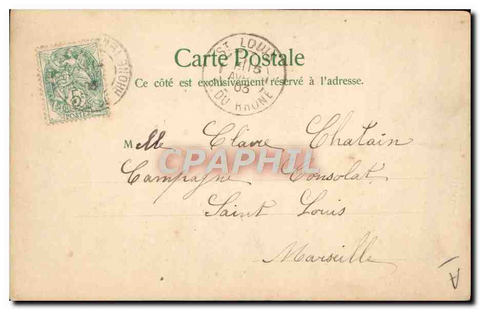 Émile Loubet — Präsident der Französischen Republik — Cliché Boyer de Paris, Verfahren L. Bisson, Strand von Prado, Marseille — Rückseite