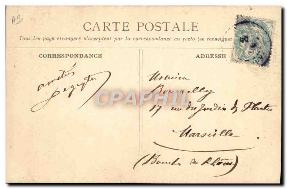 Alphonse XIII et Émile Loubet — 1905 — Franck Lefort, Phot. Madrid — Achterkant