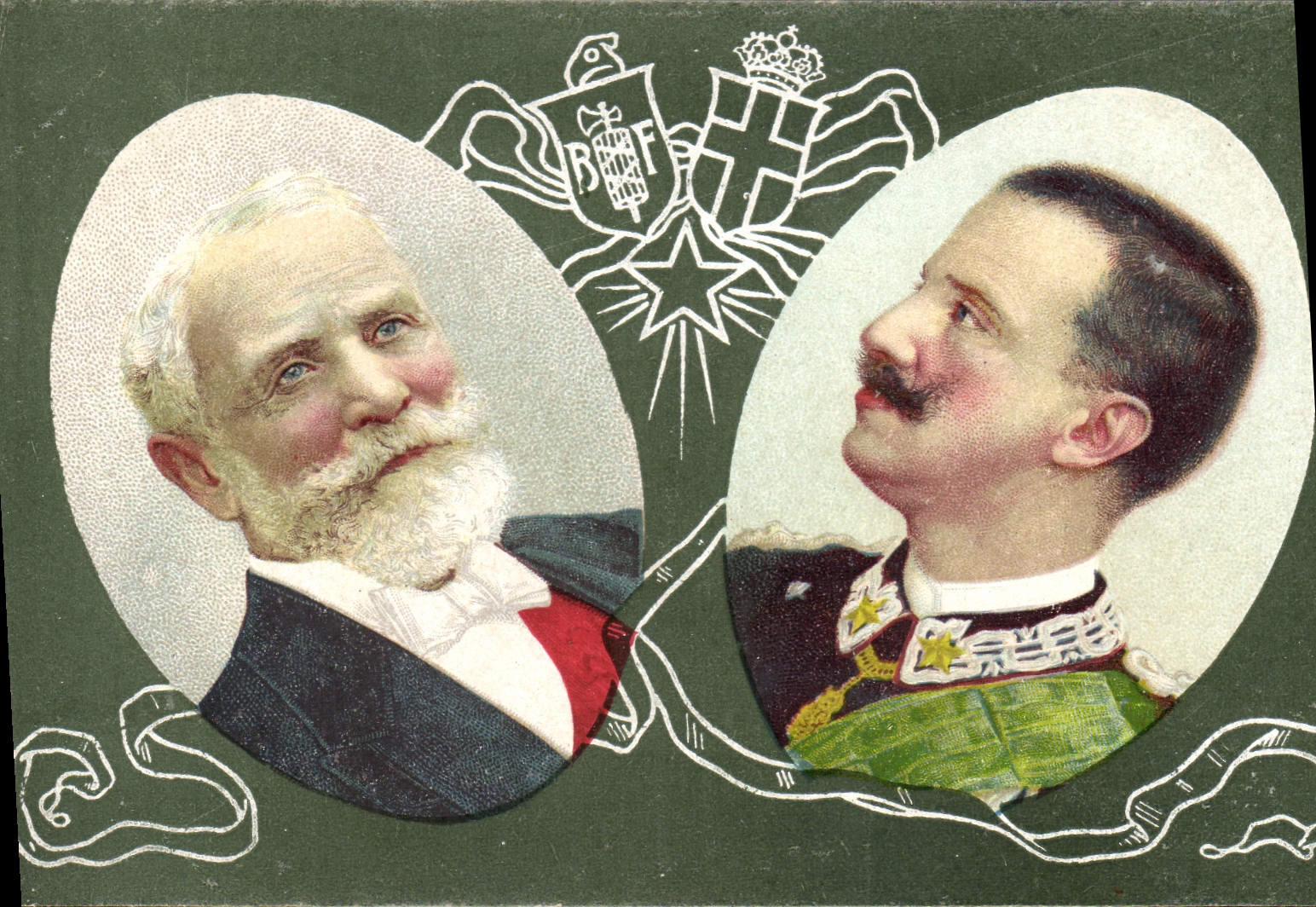 Portrait de deux hommes — éditeur CPAPHIL, série A