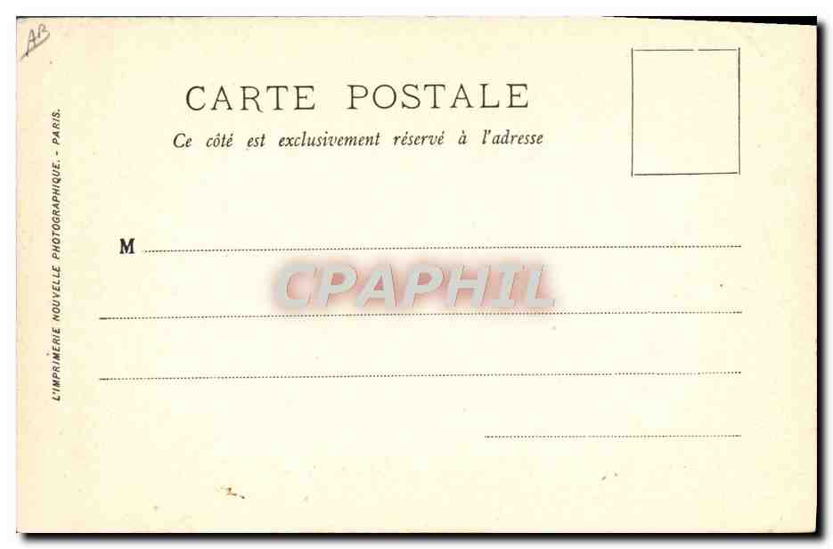 Le Roi et la Reine d'Italie à Paris — Revue d'État — LL. — 14-18 Oct. 1903 — Verso