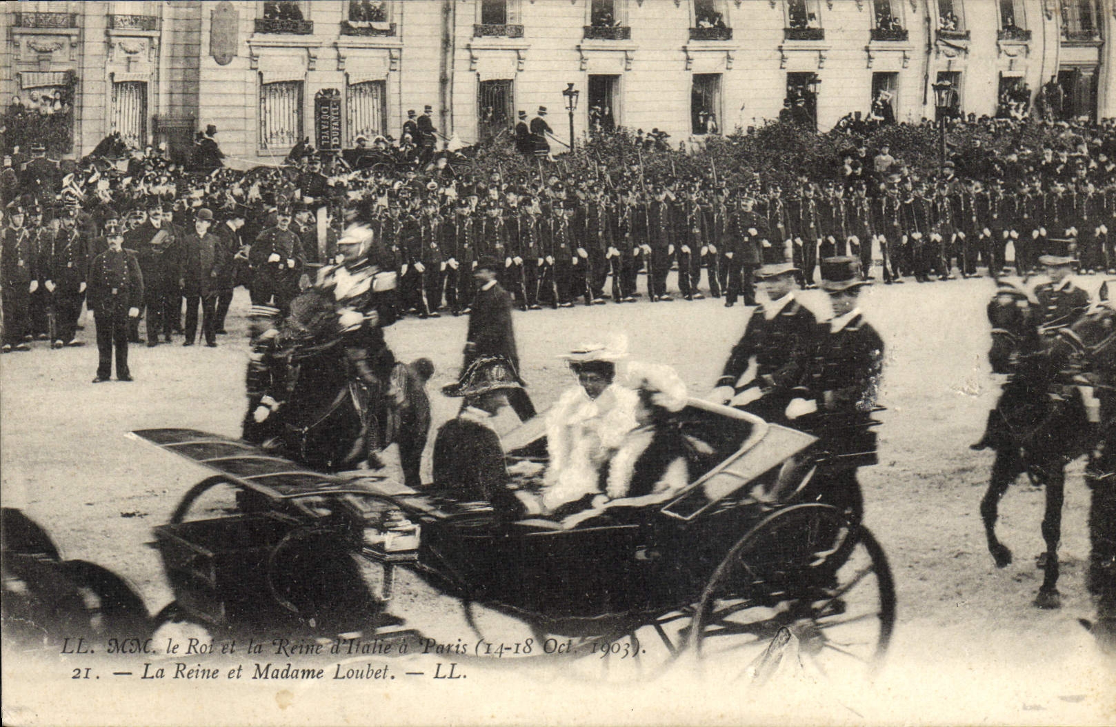 Le Roi et la Reine d'Italie à Paris — 14-18 Oct. 1903 — LL.