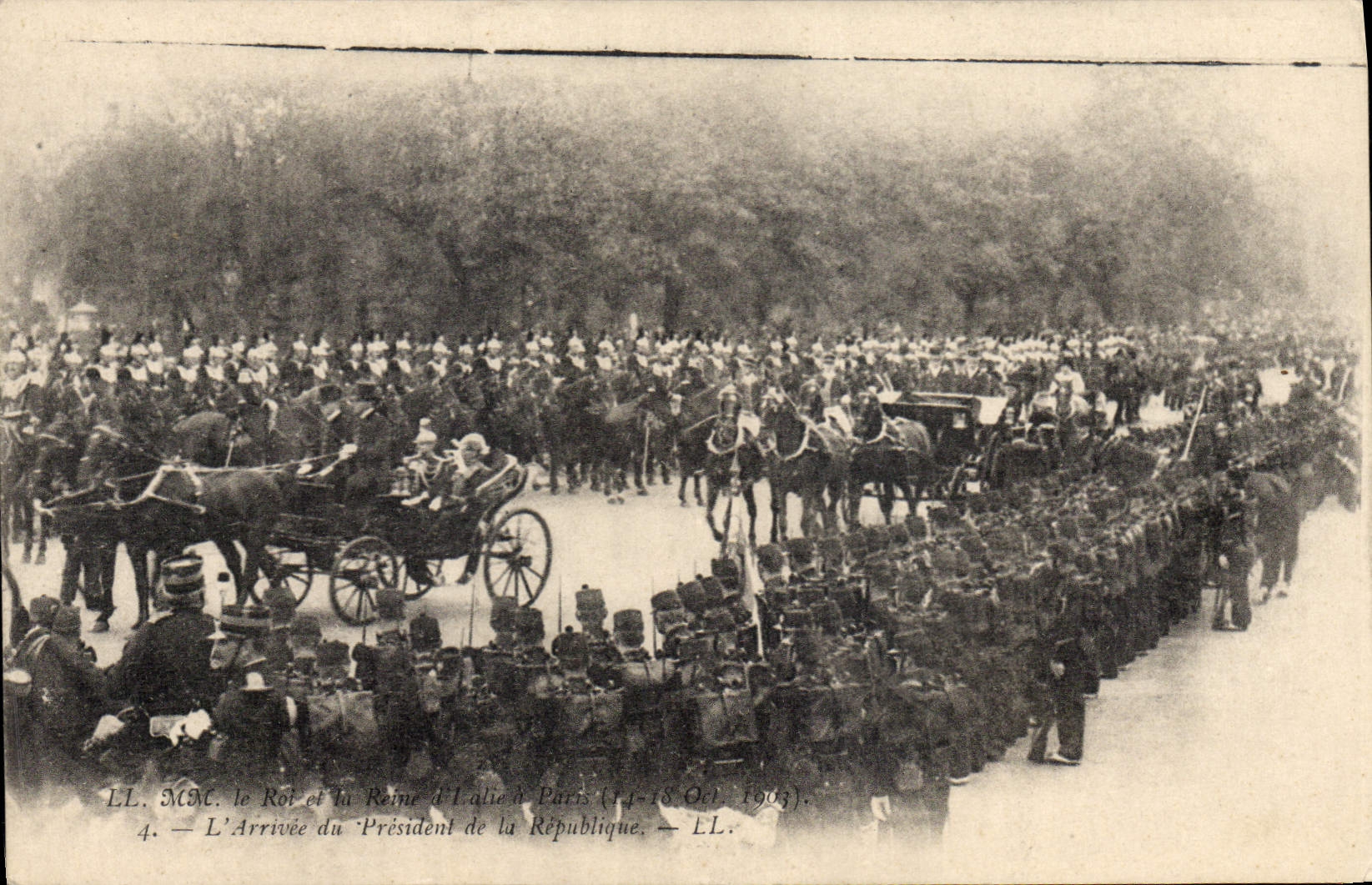 Arrivée du Président de la République à Paris — 14-18 Oct. 1903 — L’Imprimerie Nouvelle Photographique