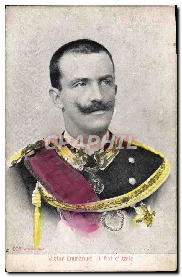 Victor Emmanuel III, Roi d'Italie — portrait en uniforme — ALTERDOOMERIL n°225