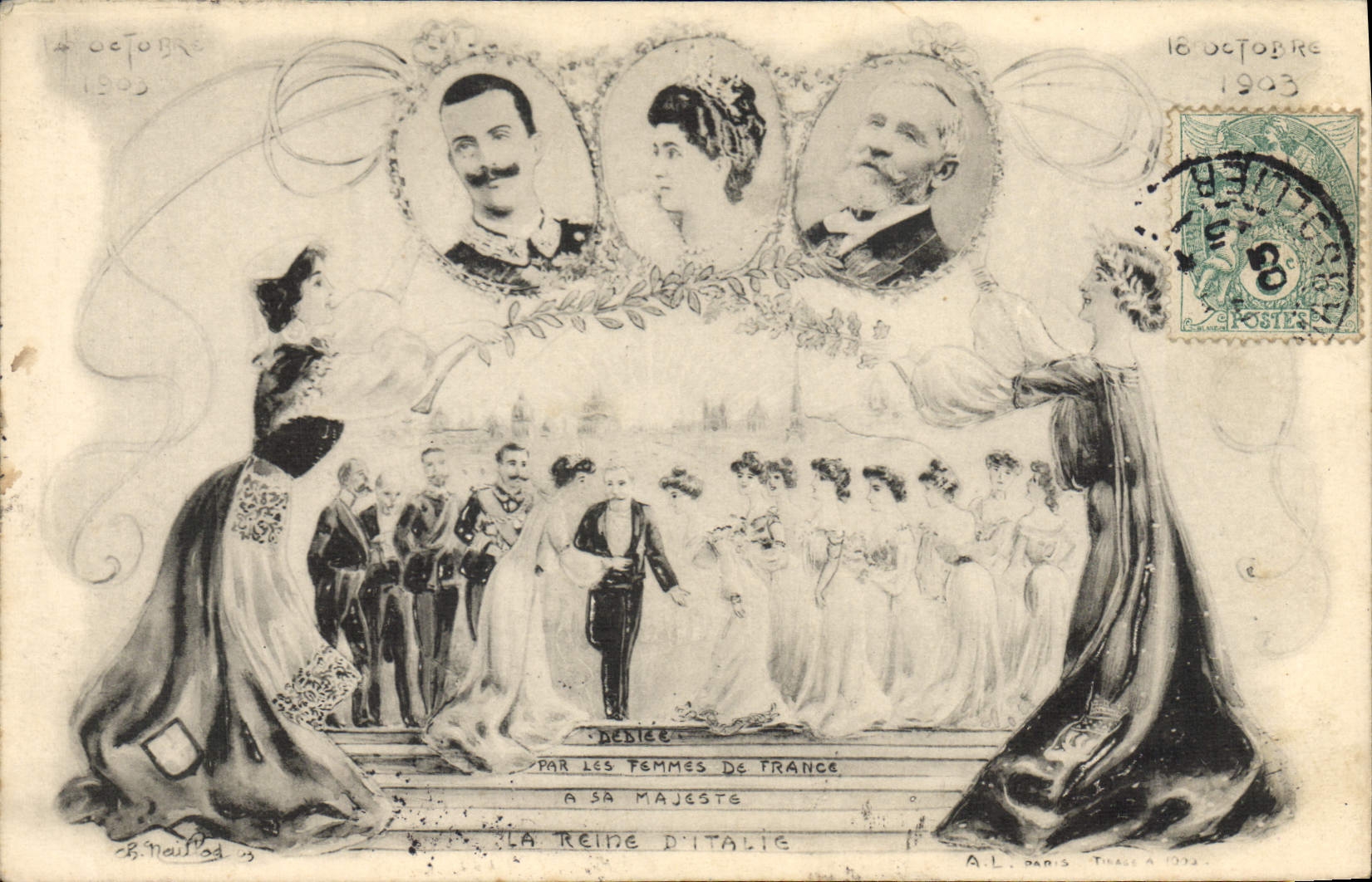 La Reine d'Italie — Par les Femmes de France — A.L. Paris, T. 1932