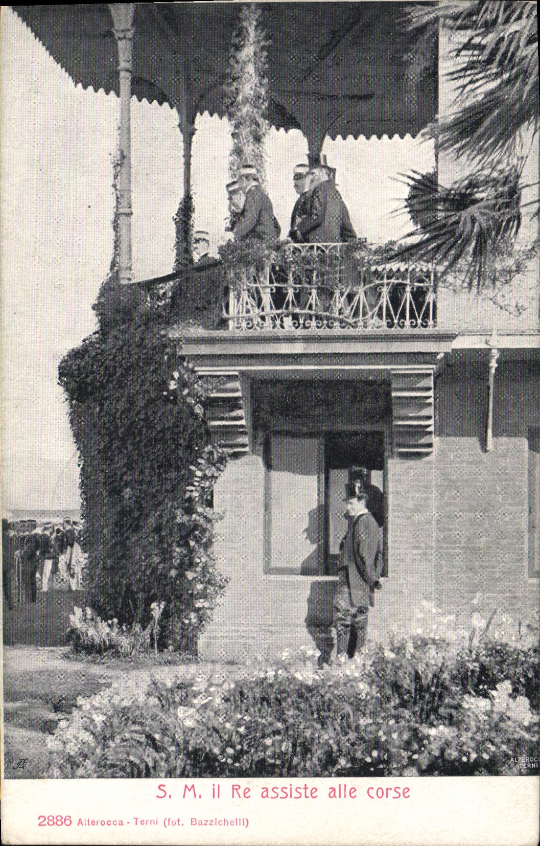 S.M. il Re assiste alle corse — Alterooca - Terni (fot. Bazzichelli) — n° 2886