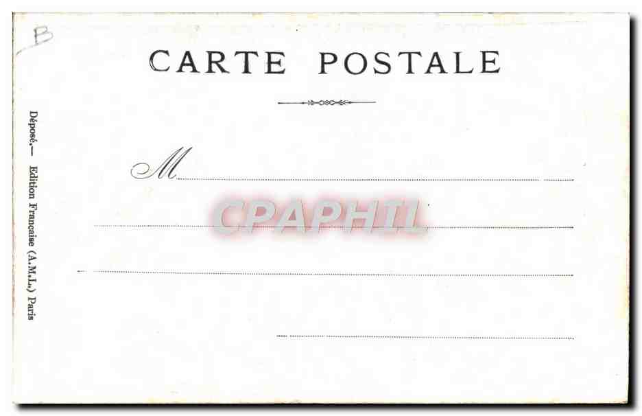 Les Reines de la Mi-Carême — À l'Union Franco-Italienne — Édition Française (A.M.L.) — Verso