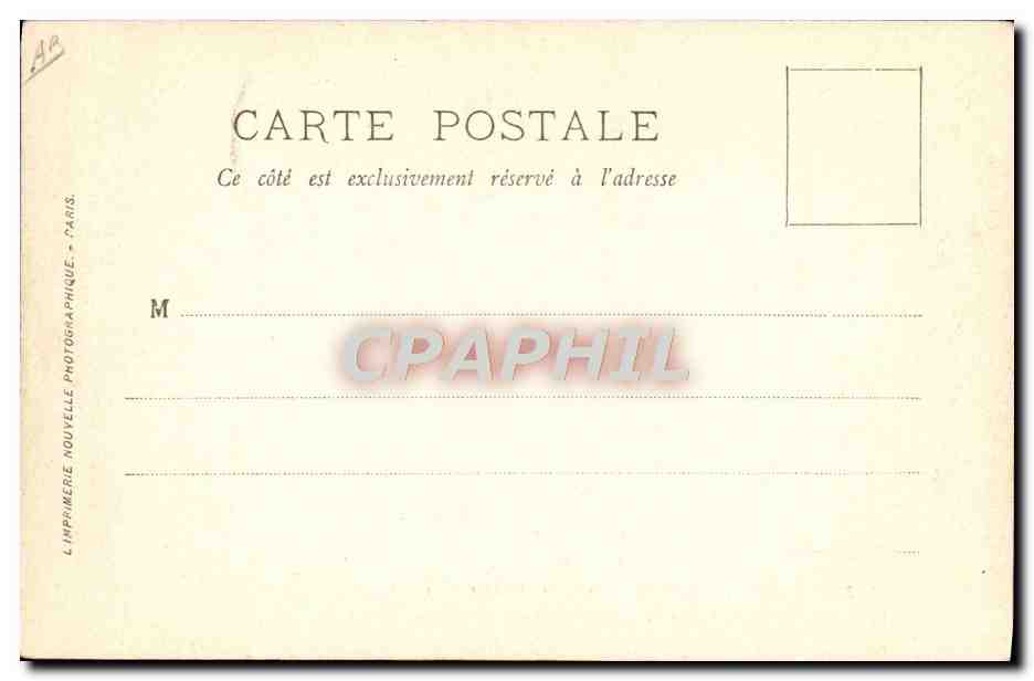 Visite du Roi et de la Reine d'Italie à Paris — Le Roi descend de voiture — LL. M. (14-18 Oct. 1903) — Verso
