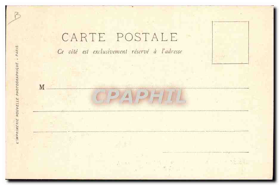 Le Roi et la Reine d'Italie à Paris — 14-18 Oct. 1903 — LL. MM. — L’Imprimerie Nouvelle Photographique — Verso