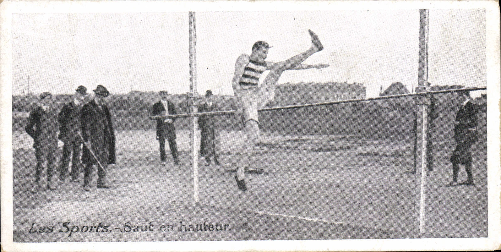 Saut en hauteur — Les Sports — éditeur non identifié, n° de série non visible